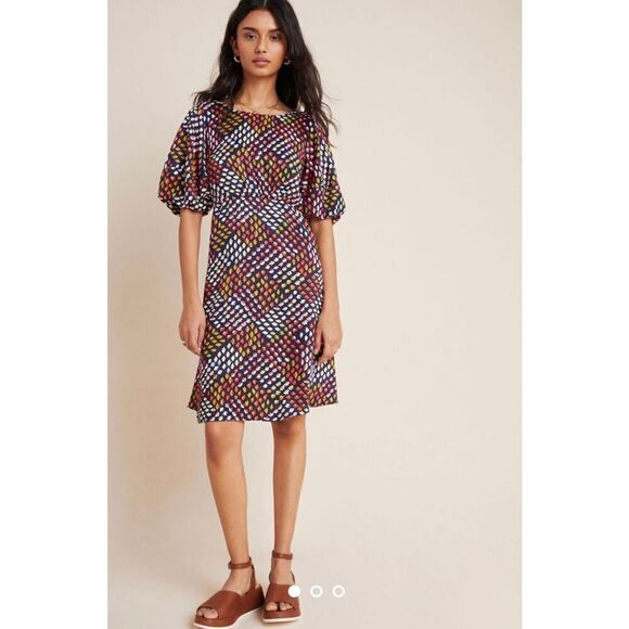 Anthropologie x Maeve Melody Mini Dress Size 14 - Picture 1 of 10